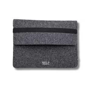 Pochette ordinateur en feutrine made in France