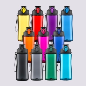 Bouteille d'eau neon, 580 ml.
