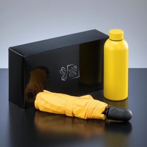 Active set: bouteille d’eau isotherme et parapluie automatique