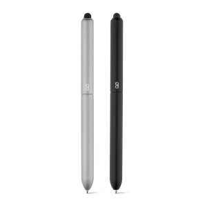 Stylo à bille en aluminium avec pointe tactile