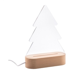 Woodify Xmas Trophée lumineux LED sapin