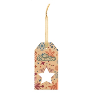 PrinTag Plus Eco étiquette cadeau personnalisée, étoile