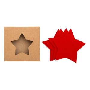 Vagnes Set de sous-verres de Noël en RPET