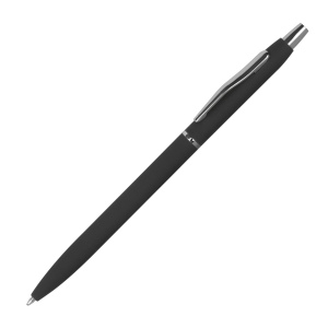 Stylo bille fin caoutchouté