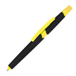 Stylo plastique avec marqueur