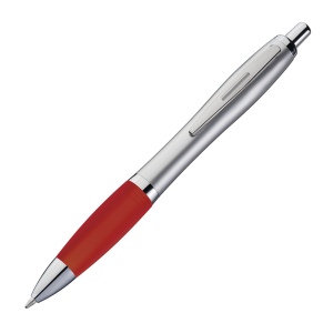 Stylo satiné à clip en métal