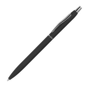 Stylo bille fin caoutchouté
