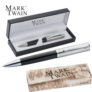Stylo Mark Twain avec boîte acrylique
