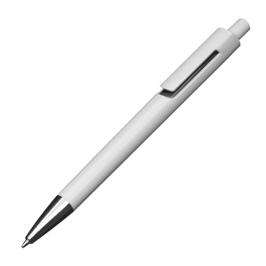 Stylo bille blanc avec applications colorées