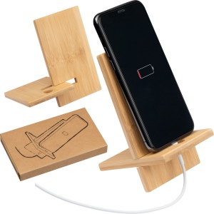 Support de téléphone portable en bambou