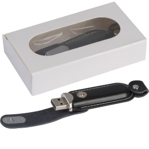 Clé USB avec couvercle en cuir 4GB