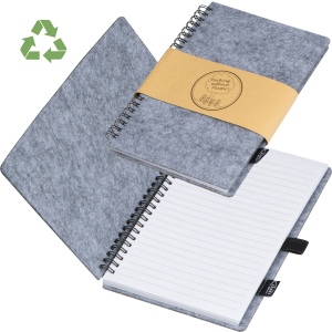 Carnet en feutrine RPET
