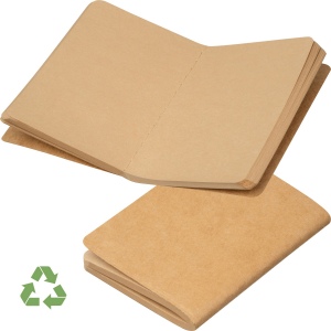Carnet format B7 en papier recyclé