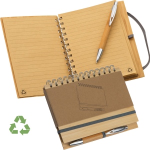 Carnet A5 avec couverture bambou