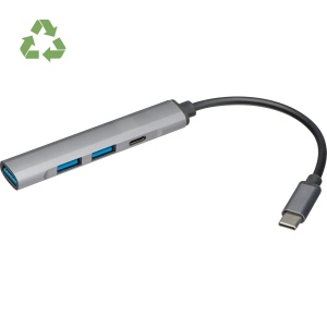 Hub USB en aluminium recyclé