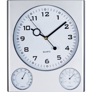Horloge avec thermomètre et hygromètre