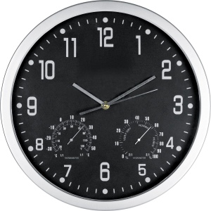 Horloge avec thermomètre et hygromètre