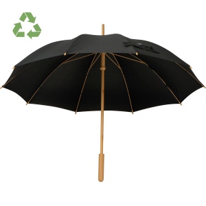 Parapluie avec poignée en bambou