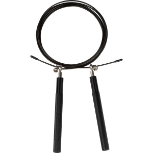 Corde à sauter avec poignées métalliques