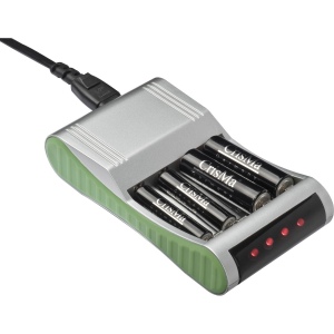 Chargeur pour les piles standards alcalines