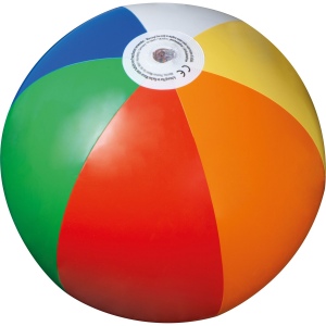 Ballon de plage multicolore