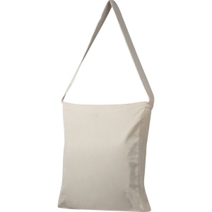 Sac en coton Oeko-Tex STANDARD 100 avec poignée de transport tissée et pli en bas