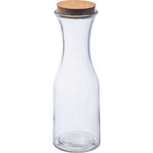 Carafe en verre avec couvercle en liège 1.000 ml