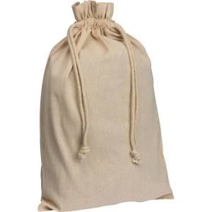 Grand sac à cordon en coton recyclé
