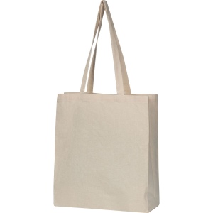 Sac en coton bio avec soufflet de fond