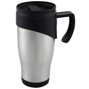 Gobelet avec couvercle en acier inoxydable 0,4 l