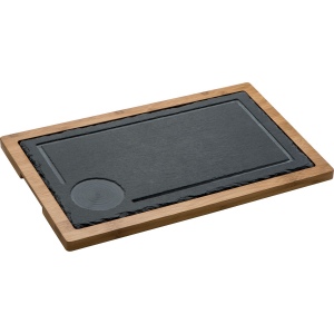 Plateau en bois/ardoise