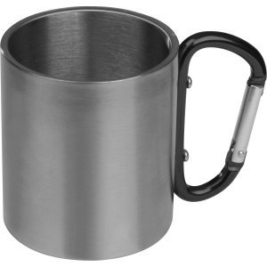 Tasse en métal avec mousqueton