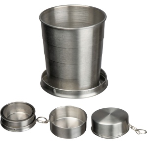 Gobelet pliable en acier inoxydable