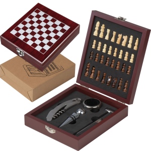 Set à vin dans un coffret bois