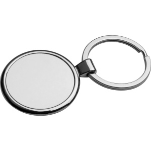 Porte-clés rond en métal