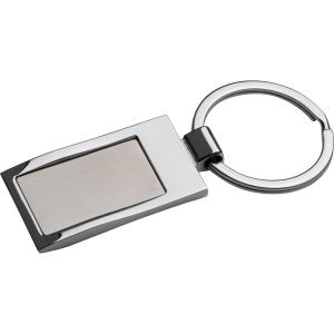 Porte-clés rectangulaire en métal