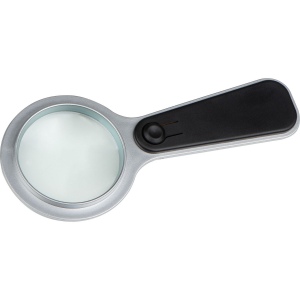 Loupe en plastique, avec LED blanc