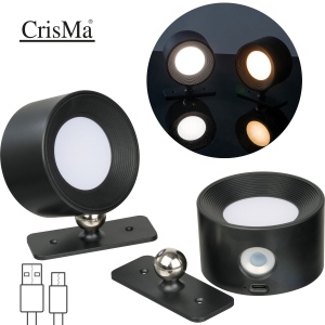 Lampes murales rechargeables, lot de 2