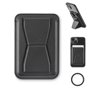 LEAMAG - Porte-cartes magnétique en PU