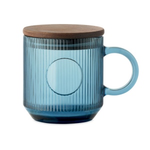 VITRIO MUG - Mug en verre strié 300ml