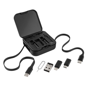 Cable data avec boîte de rangement MetMaxx