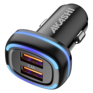 TURBO CAC 2USB 2.4A NOIR