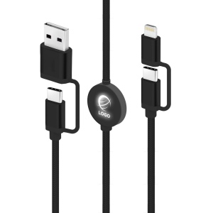 DONI - CABLE 4 EN 1 AVEC TRANSFERT DE DONNEES & CHARGE ULTRA-RAPIDE