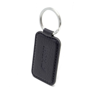 PORTE-CLE CUIR RECYCLÉ NOIR