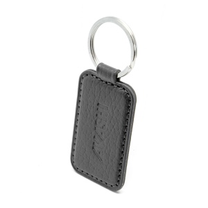 PORTE-CLE CUIR RECYCLÉ GRIS