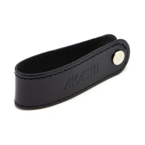 PORTE-CLE VIS EN CUIR VERITABLE NOIR