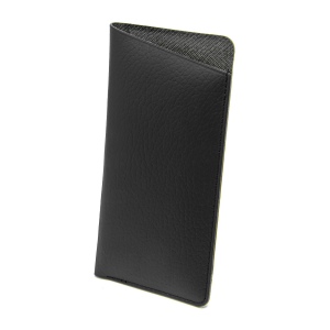 ETUI LUNETTES CUIR RECYCLÉ NOIR
