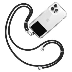 RINKU - LANIERE TOUR DE COU SMARTPHONE UNIVERSELLE NOIR