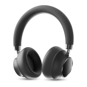 JUNDO - CASQUE À RÉDUCTION DE BRUIT ANC BLUETOOTH SANS FIL NOIR ET ALUMINIUM