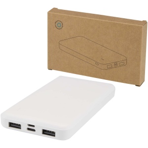 Batterie de secours Intan de 10 000 mAh et 10 W en plastique recyclé